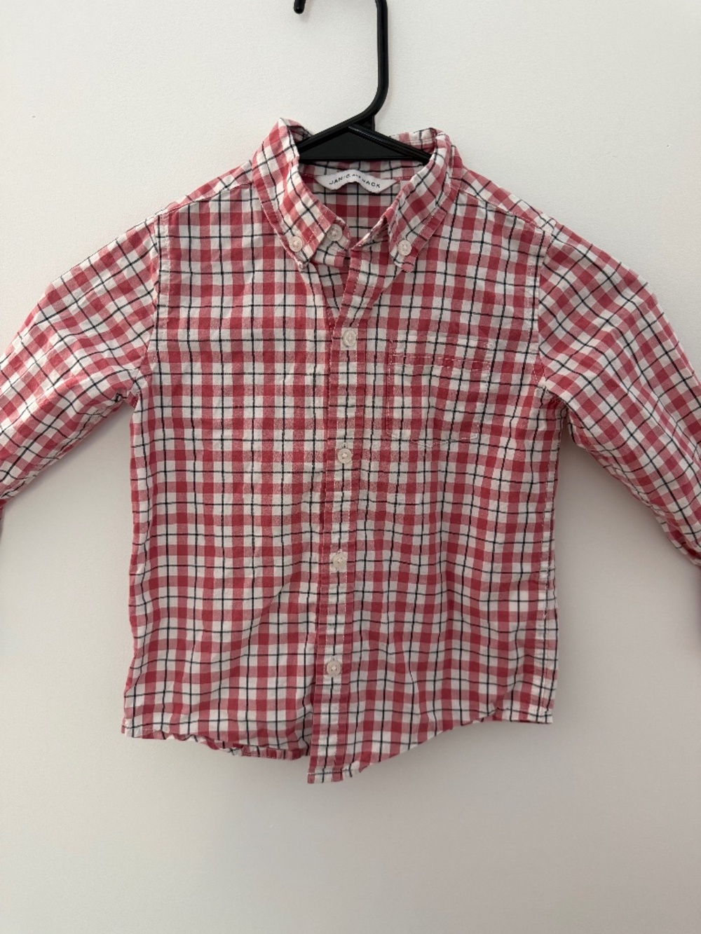 Janie and Jack Boys Long Sleeve 100% Cotton Shirt Size 3